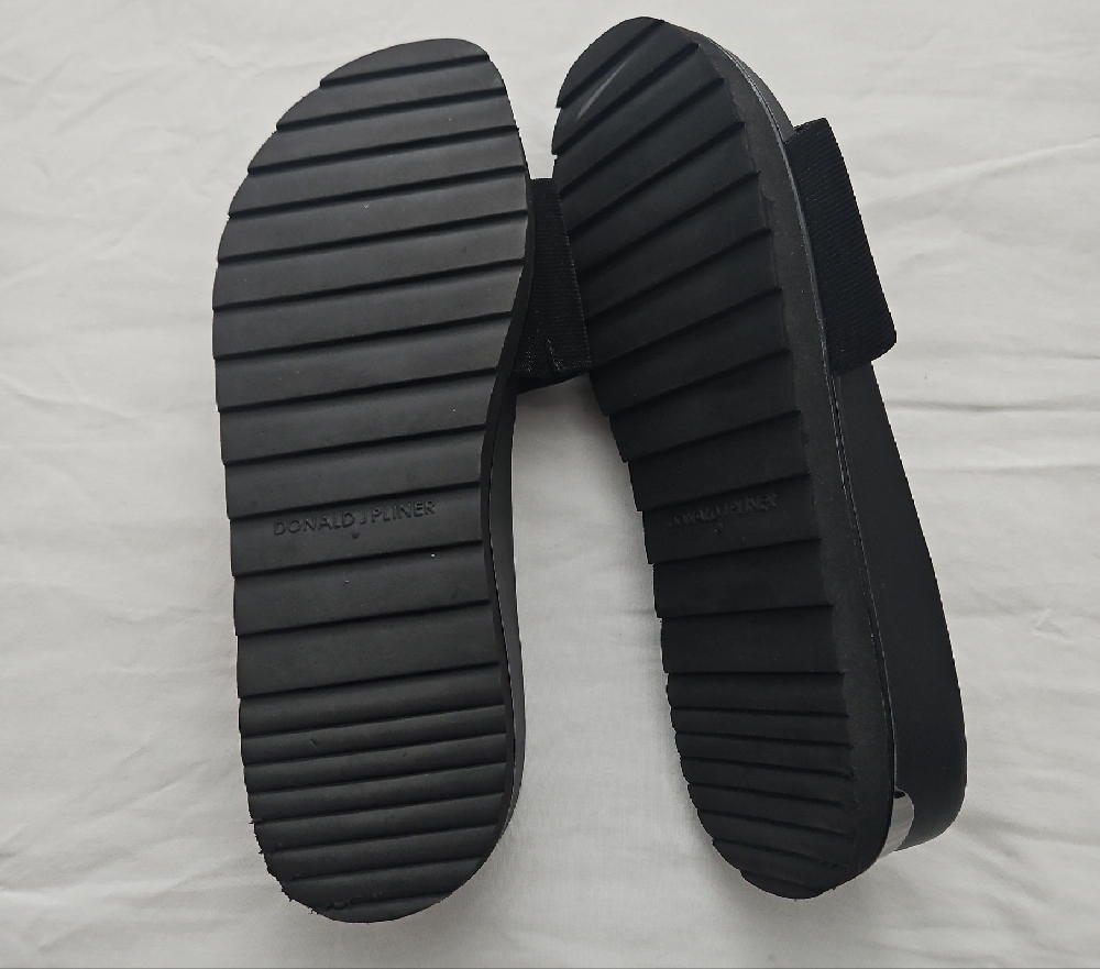 Donald J. Pliner Black Jeweled Slide Mules - Picture 5 of 6